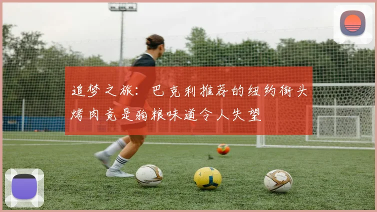 追梦之旅：巴克利推荐的纽约街头烤肉竟是狗粮味道令人失望